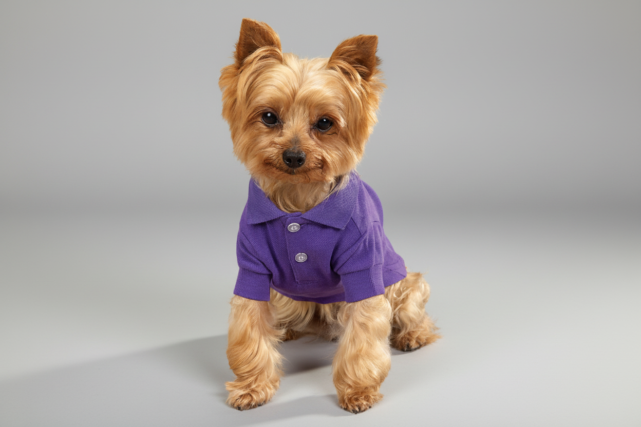 Purple Dog Polo Shirt