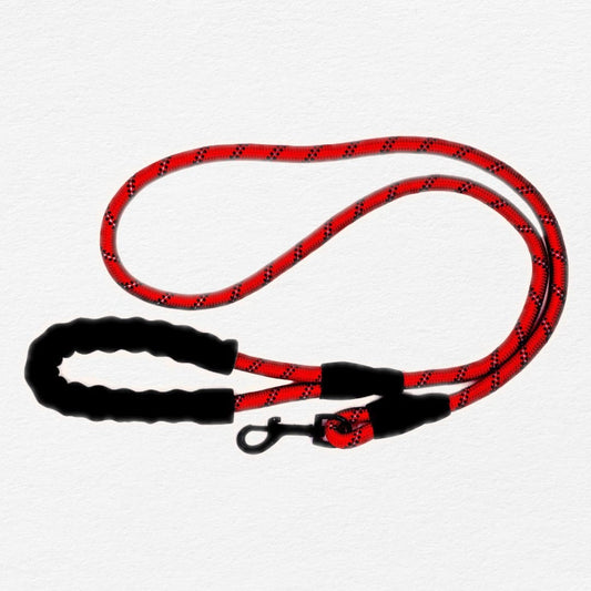 Dogonet 5ft Red Reflective Rope Dog Leash