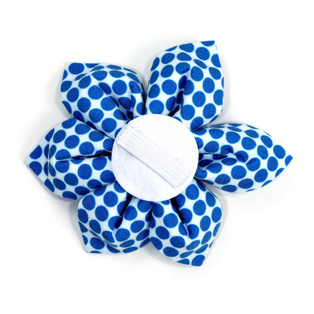 Berry Polka Dot Dog Flower - Waggy Pups