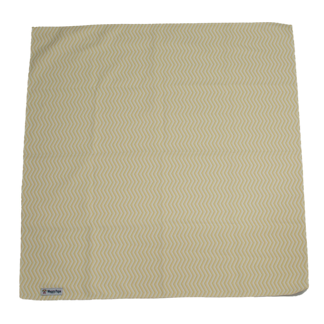 Butterscotch Chevron Dog Bandana - Waggy Pups