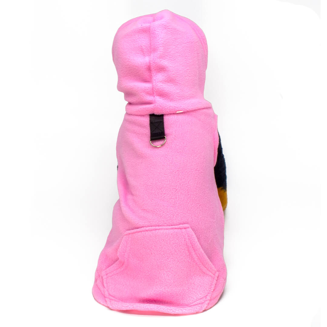 Dogonet Pink Fleece Dog Hoodie