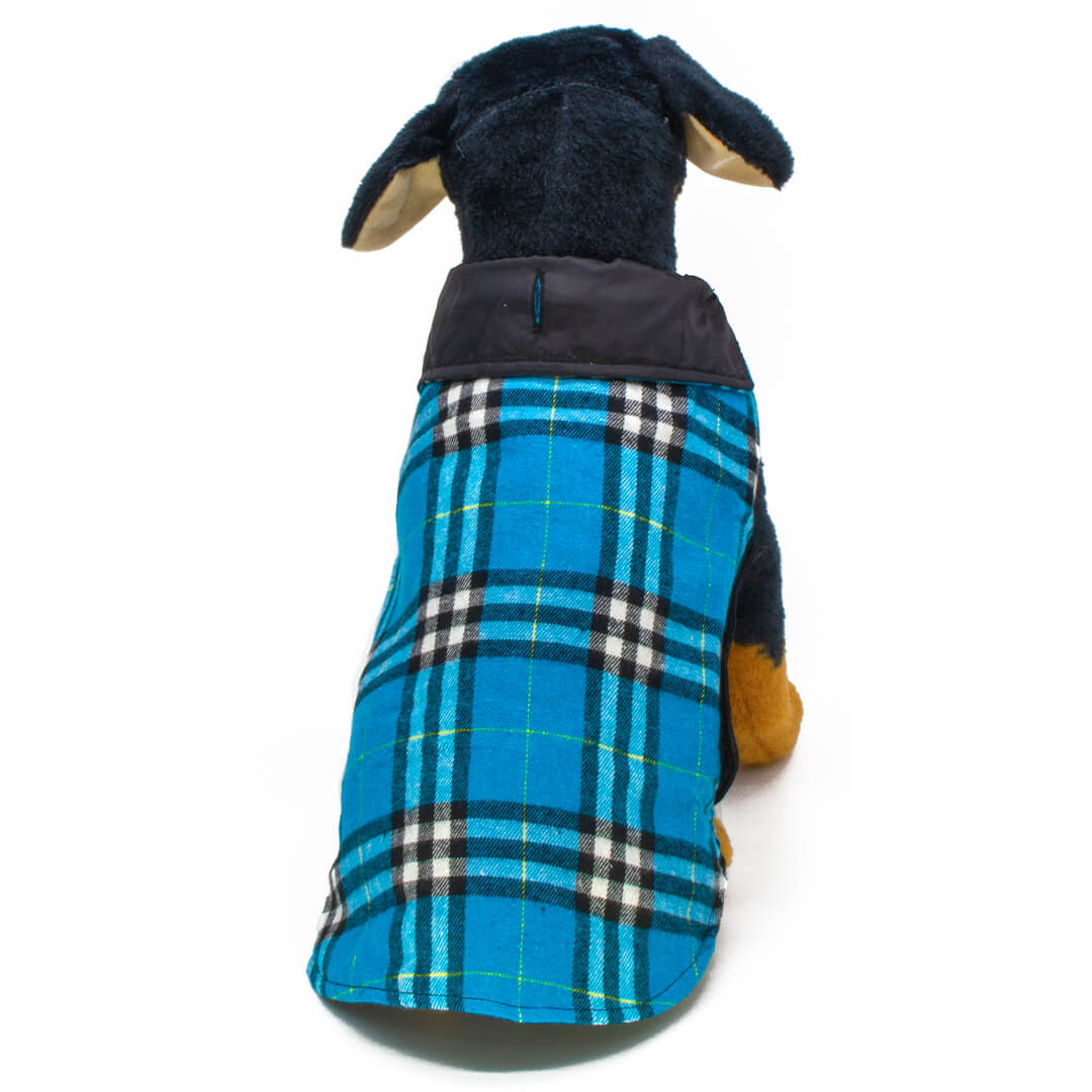 Guinevere Capri Plaid Dog Coat
