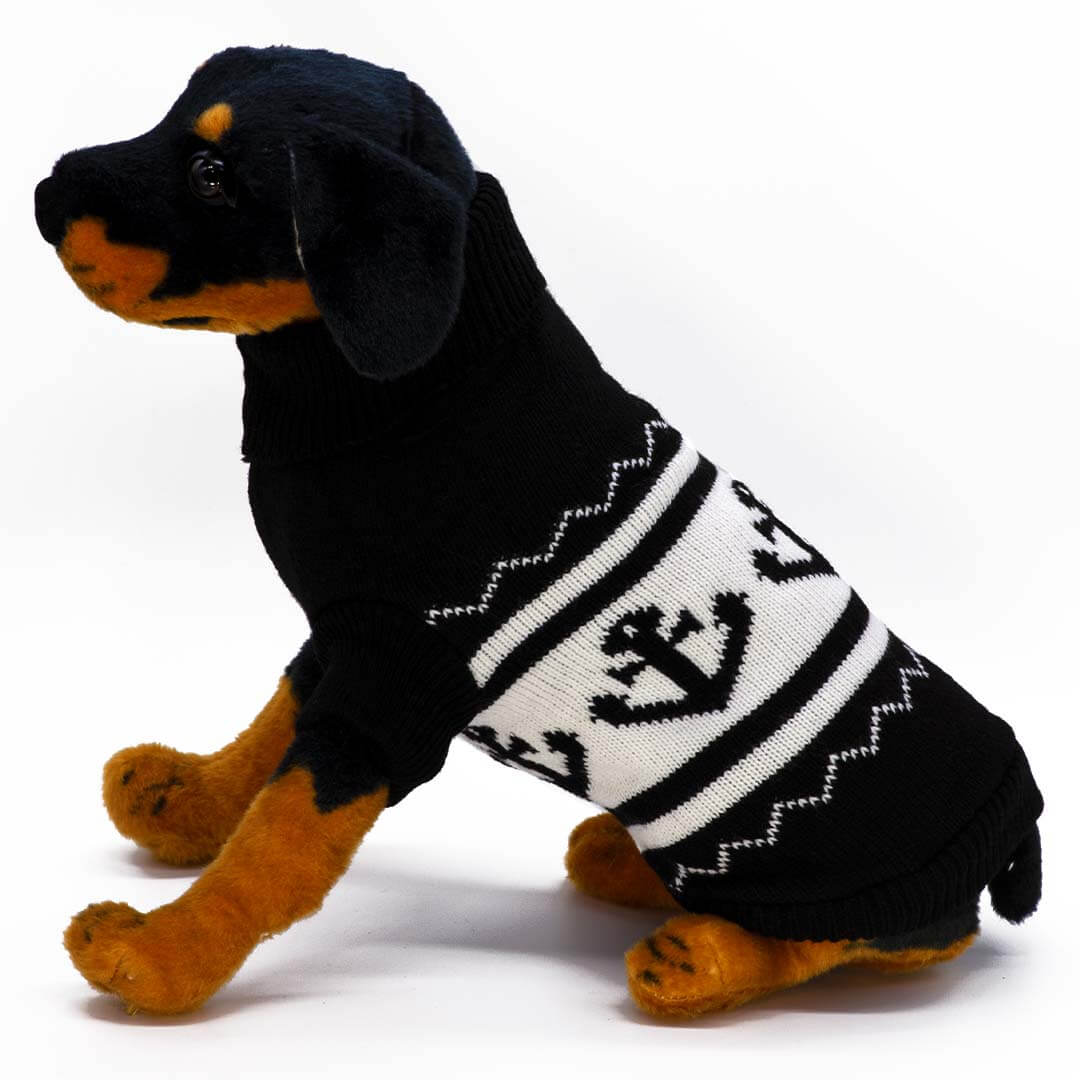 Guinevere Nautical Dog Sweater