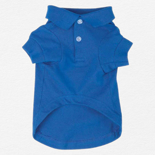 Nautical Blue Dog Polo Shirt