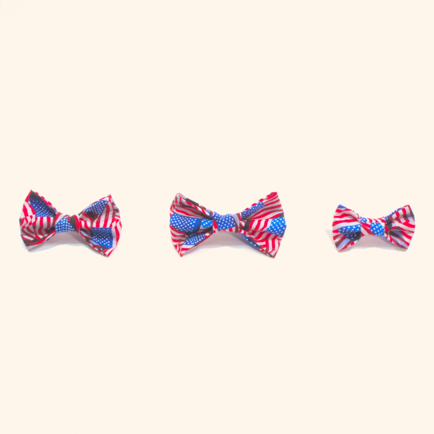 Patriotic Dog Bow Tie