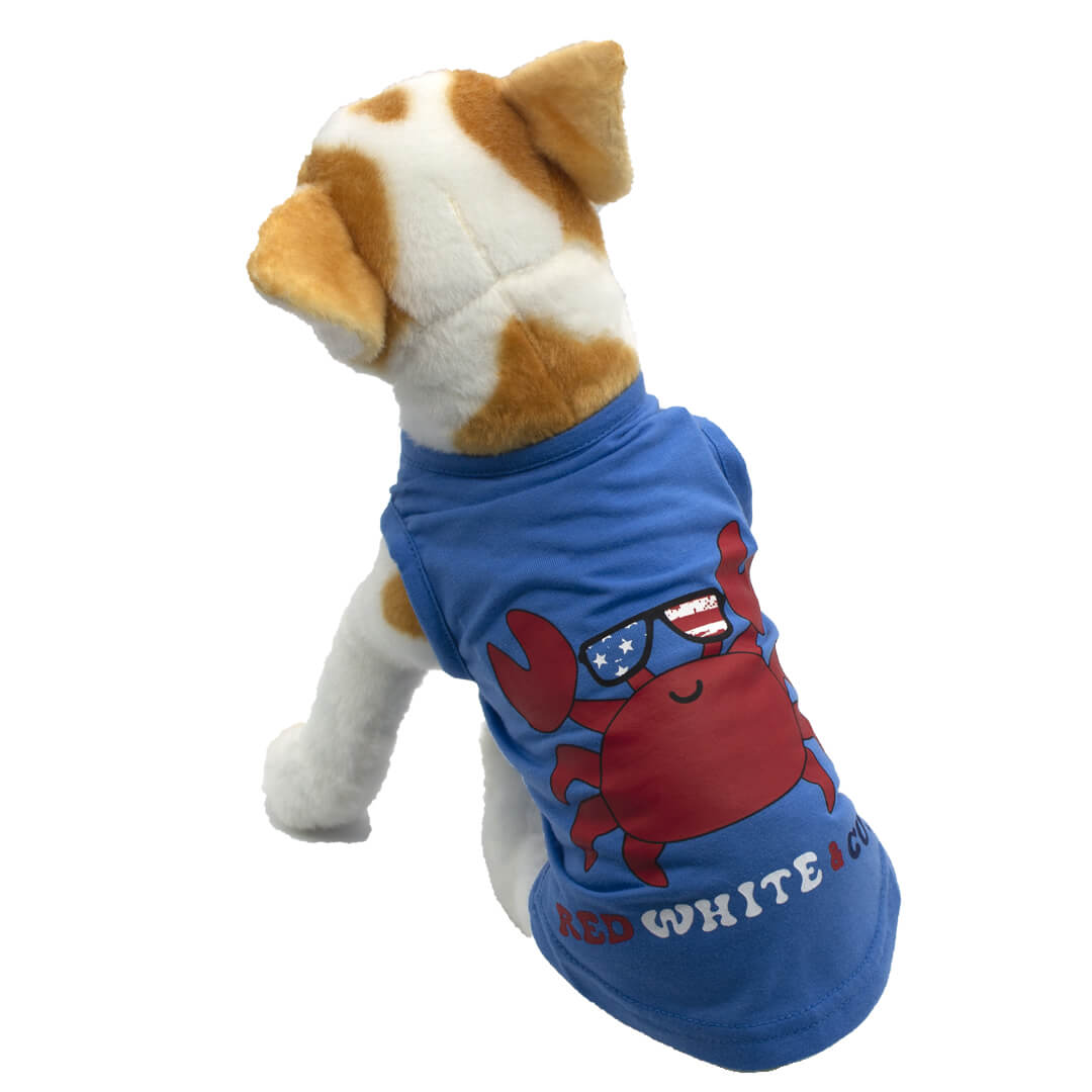 Red White N Cute Dog Tank Top