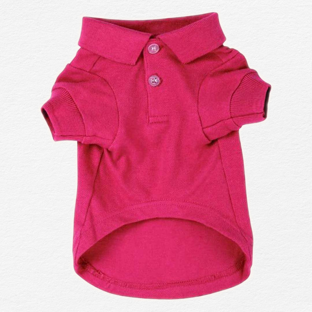 Raspberry Dog Polo Shirt