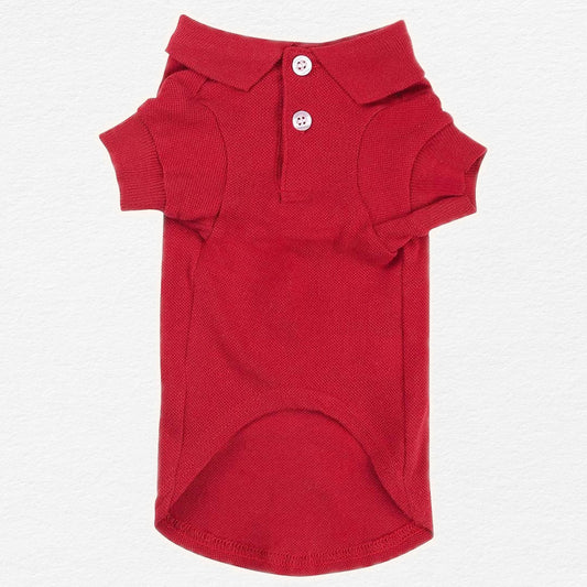Tomato Red Dog Polo Shirt