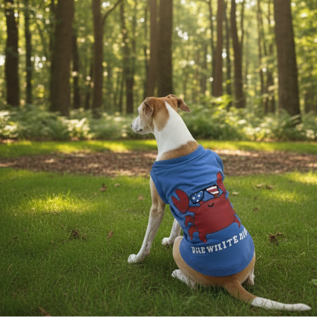 Red White N Cute Dog Tank Top