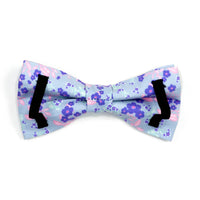Thumbnail for Cerulean Violets Dog Bow Tie - Waggy Pups