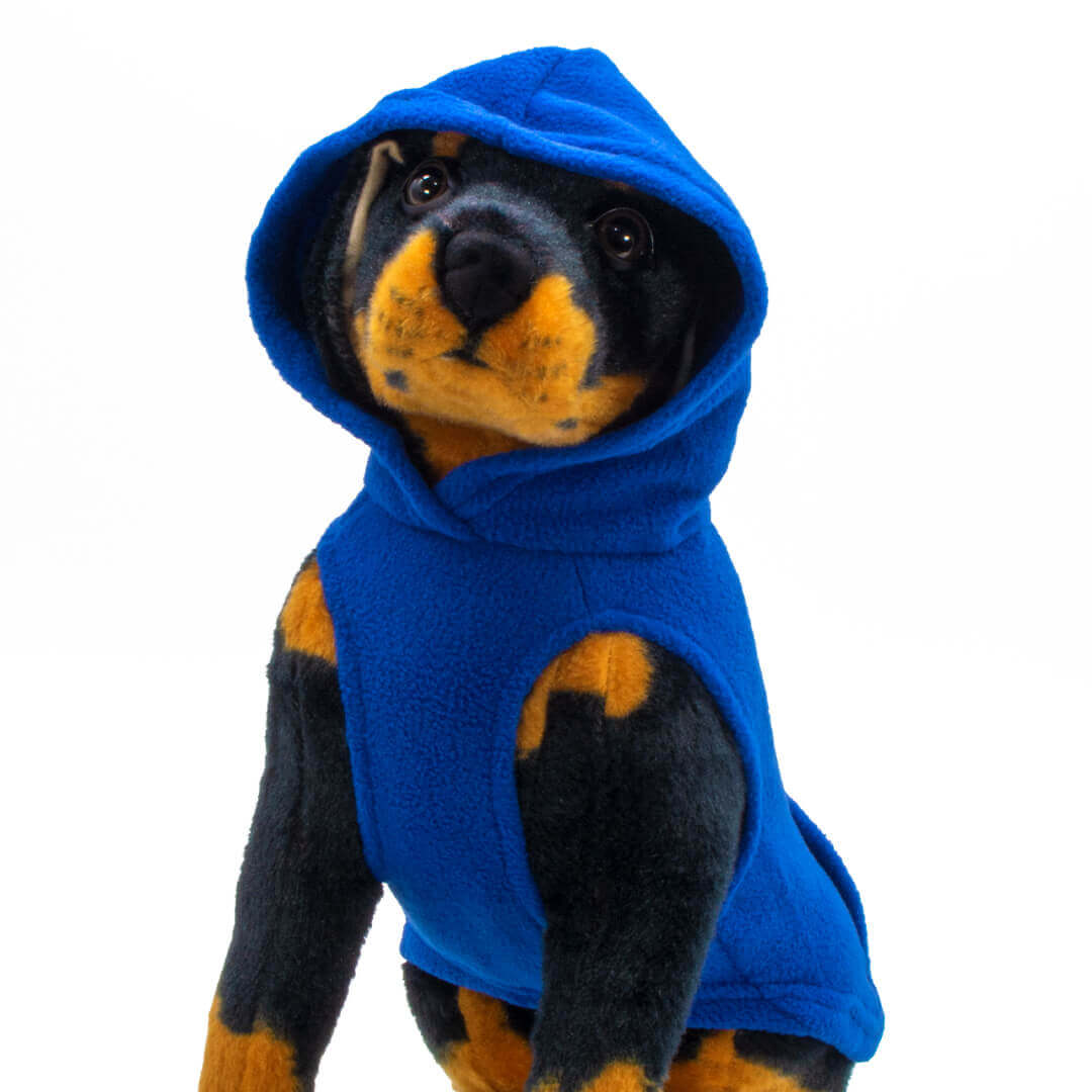 Dogonet Blue Fleece Dog Hoodie