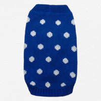 Thumbnail for Guinevere Blue Polka Dot Dog Sweater