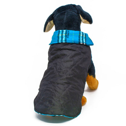 Guinevere Capri Plaid Dog Coat