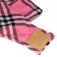 Thumbnail for Guinevere Pink Plaid Dog Coat