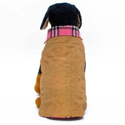 Guinevere Pink Plaid Dog Coat
