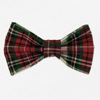 Thumbnail for Holiday Plaid Dog Bow Tie