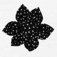 Thumbnail for Midnight Polka Dot Dog Flower Collar