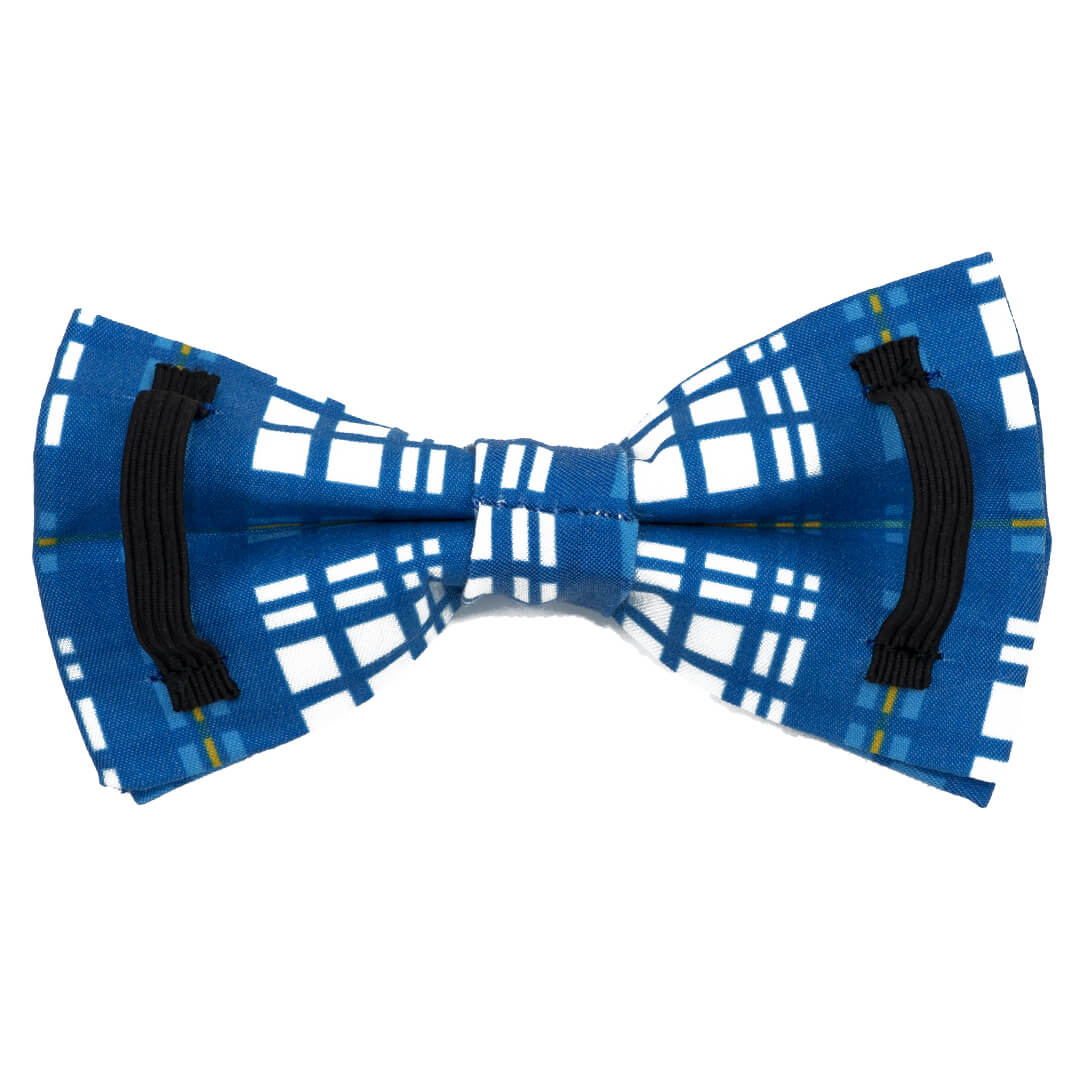 Newport Plaid Dog Bow Tie - Waggy Pups