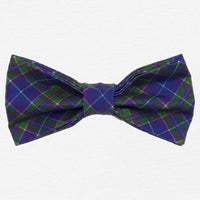 Thumbnail for Peacock Plaid Dog Bow Tie Collar