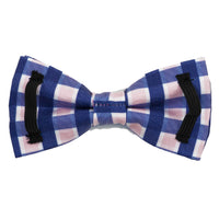 Thumbnail for Pink Admiral Plaid Dog Bow Tie - Waggy Pups