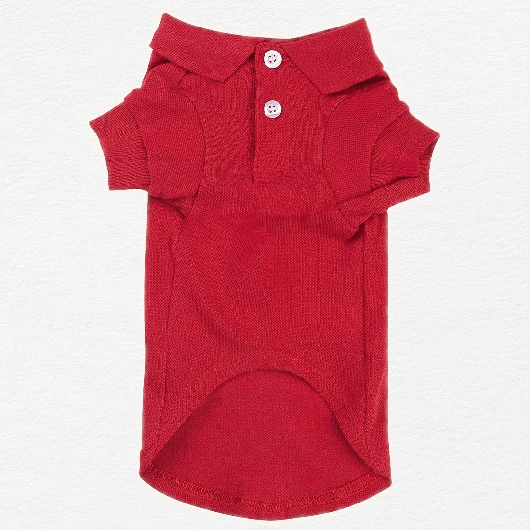 Tomato Red Dog Polo Shirt – Waggy Pups