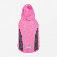 Thumbnail for Trackster Pink Sleeveless Dog Hoodie
