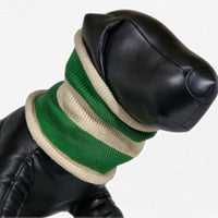 Thumbnail for Fern & Cosmic Latte Stripe Cotton Dog Snoodie