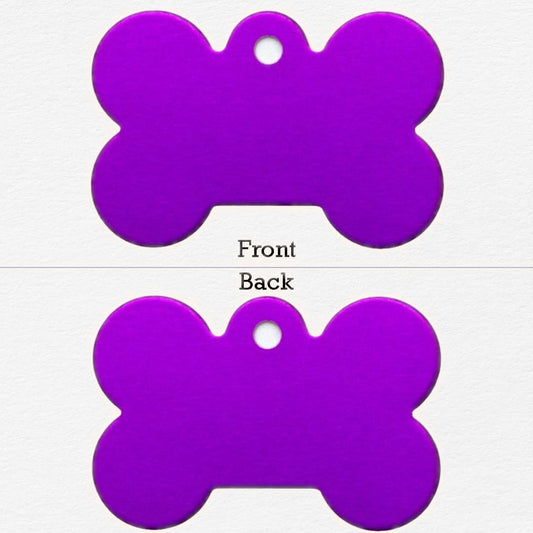 Purple Personalized Tag for Dogs