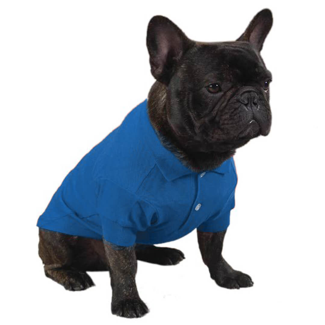Nautical Blue Dog Polo Shirt
